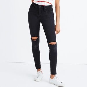 Madewell curvy high rise skinny jeans!